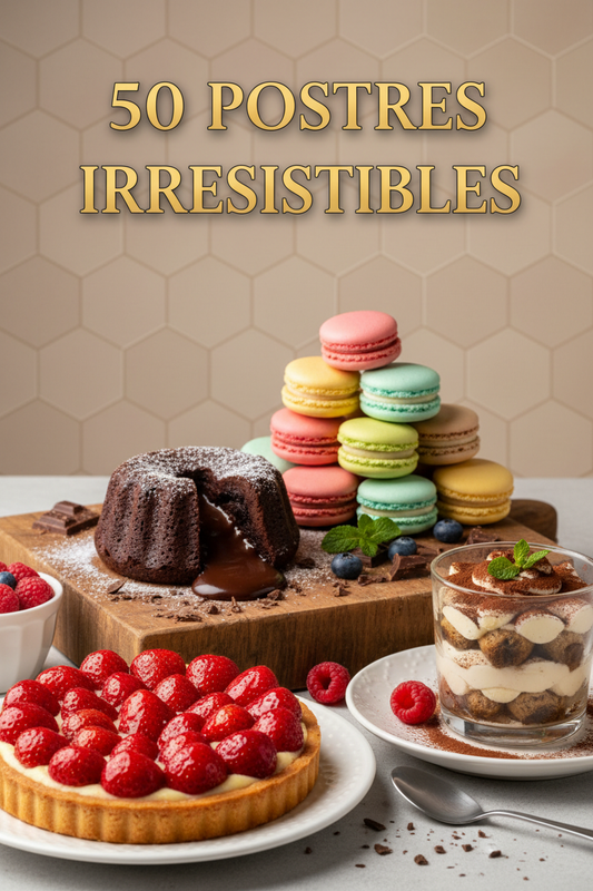 Portada 50 Postres Irresistibles